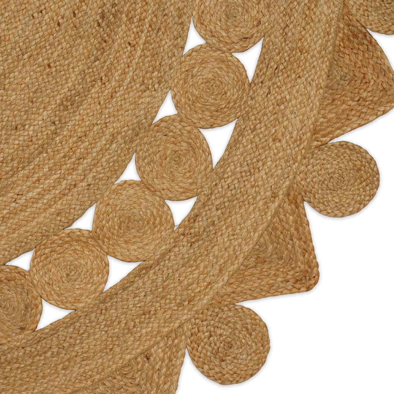 Chargez l'image dans la visionneuse de la galerie, Vidaxl tapijt bruin ø 210 cm jute
