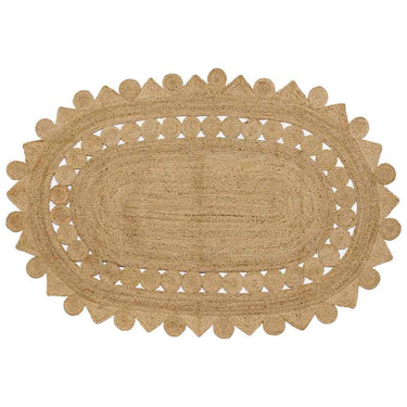 Vidaxl tapijt bruin 205 x 305 cm jute