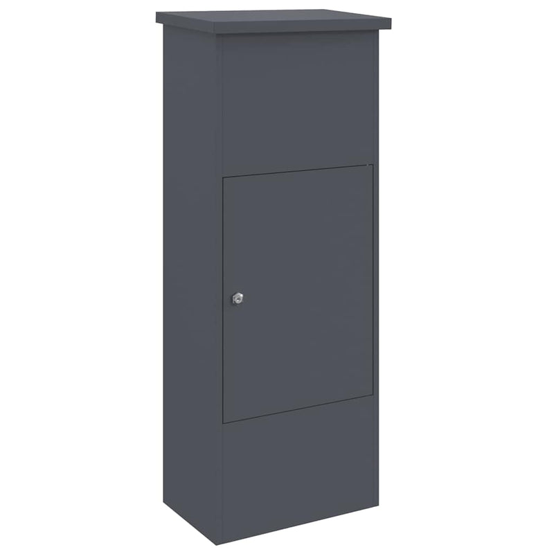 Afbeelding laden in galerijviewer, Vidaxl pakket inwerp box met slot antraciet 44,5 x 29 x 110,5 cm staal
