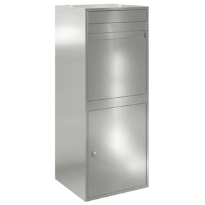 Vidaxl pakket inwerp box zwart 41 x 38 x 103 cm gegalvaniseerd staal