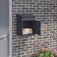 Vidaxl pakket inwerp box met opslag antraciet 47,5 x 38 x 59 cm staal