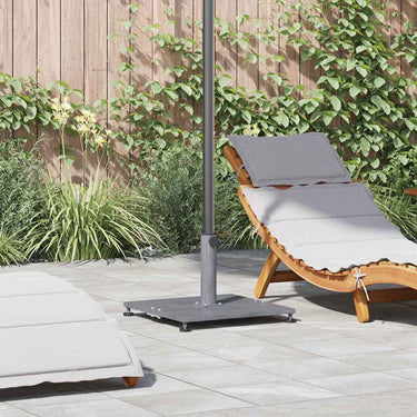 Vidaxl parasolvoet donkergrijze houtlook 45 x 45 x 31 cm