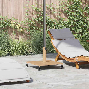Vidaxl parasolvoet licht hout 45 x 45 x 31,5 cm
