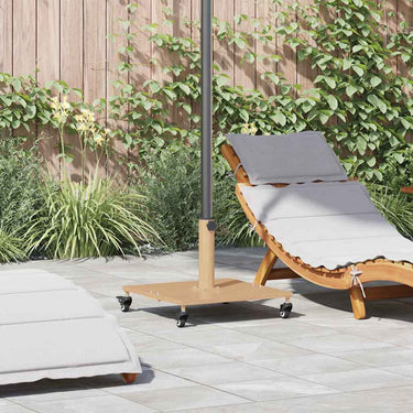 Vidaxl parasolvoet licht hout 45 x 45 x 31,5 cm
