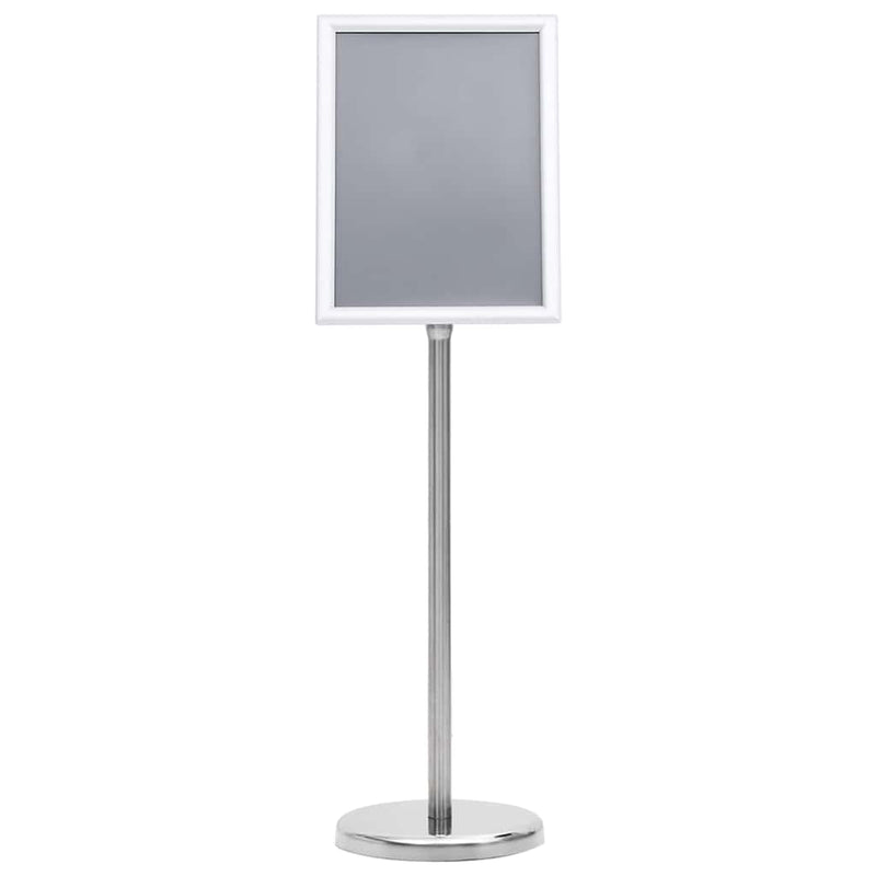 ギャラリービューアに画像をロードする, Vidaxl posterstandaards 2 pcs zilver 32.7 x 24 x 108 cm aluminium
