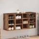 Vidaxl schoenenkast met plank oudhout 103 x 30 x 51 cm bewerkt hout
