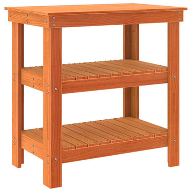 Vidaxl werkbank wasbruin 78,5 x 50 x 80 cm massief grenenhout
