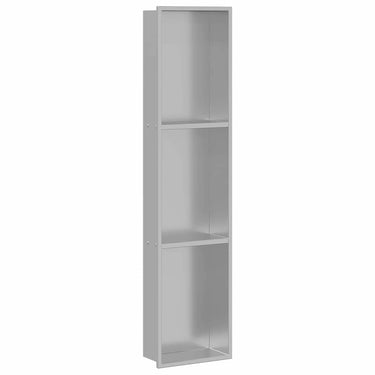 Vidaxl douche niche zilver 90 x 20 x 9,5 cm roestvrij staal