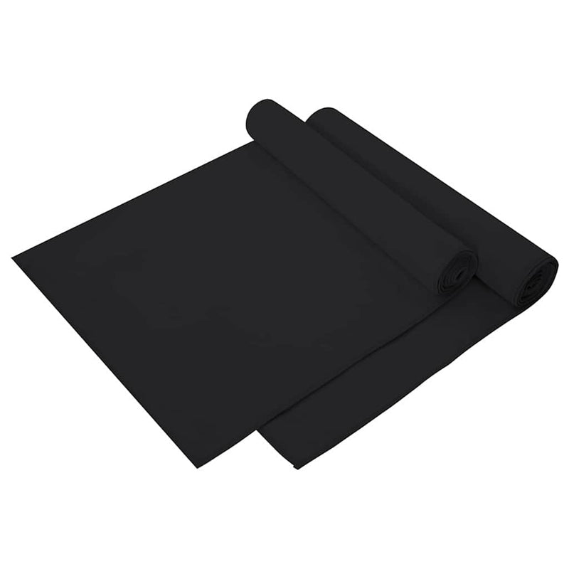 Afbeelding laden in galerijviewer, Vidaxl sporthanddoeken 2 pcs zwart 140 x 70 cm polyester en polyamide
