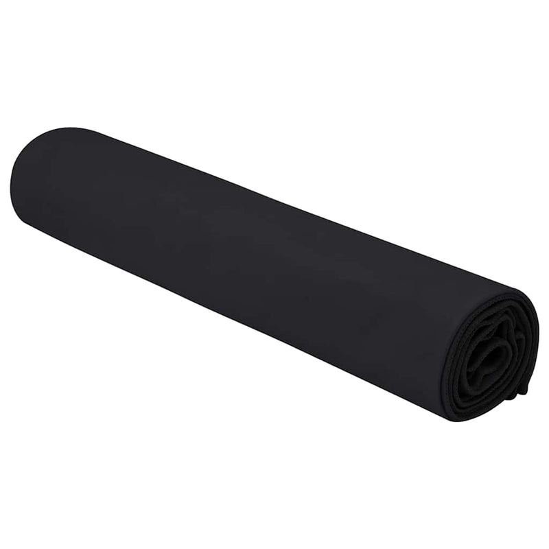 Afbeelding laden in galerijviewer, Vidaxl sporthanddoeken 2 pcs zwart 140 x 70 cm polyester en polyamide
