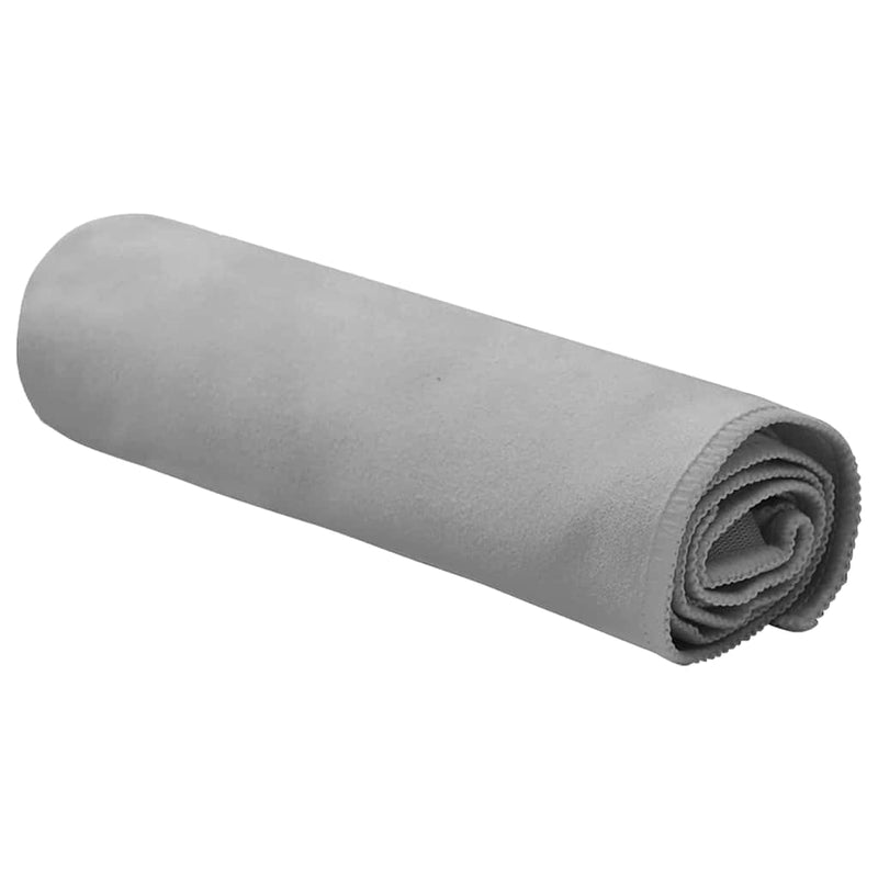 Afbeelding laden in galerijviewer, Vidaxl sporthanddoeken 2 pcs donkergrijs 50 x 30 cm
