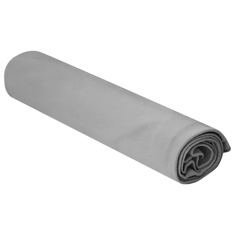 Afbeelding laden in galerijviewer, Vidaxl sporthanddoeken 2 pcs donkergrijs 100 x 50 cm
