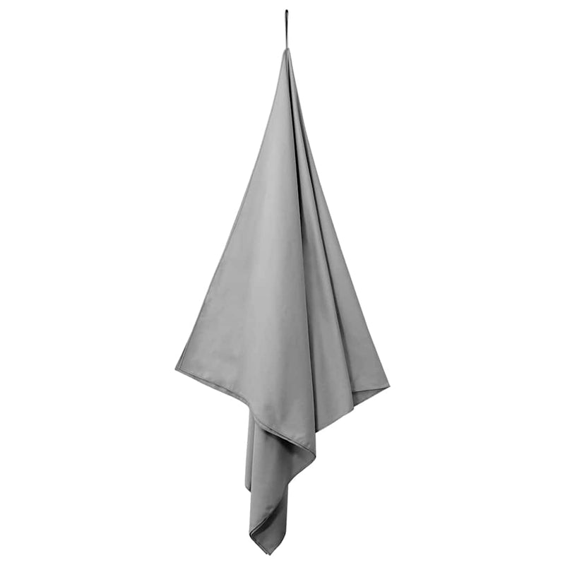 Afbeelding laden in galerijviewer, Vidaxl sporthanddoeken 2 pcs donkergrijs 90 x 180 cm
