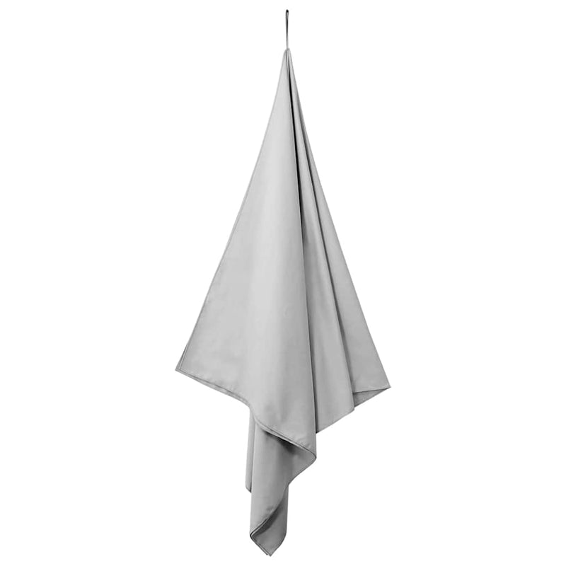 Afbeelding laden in galerijviewer, Vidaxl sporthanddoeken 2 pcs grijs 200 x 100 cm polyester en polyamide
