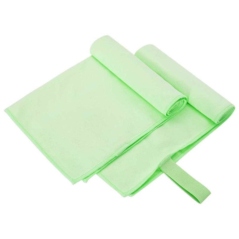Afbeelding laden in galerijviewer, Vidaxl sporthanddoeken 2 pcs groen 50 x 30 cm polyester en polyamide
