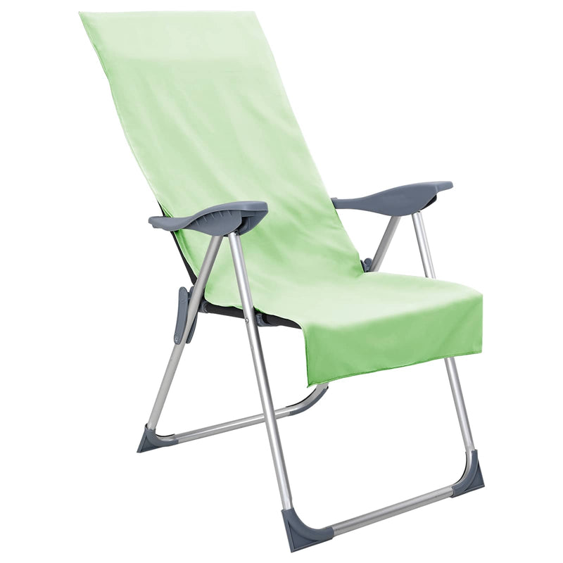 ギャラリービューアに画像をロードする, Vidaxl buiten stoel handdoeken 2 pcs groen 130 x 60 cm
