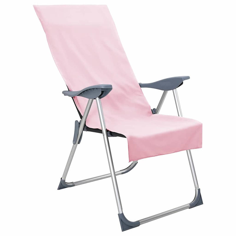 ギャラリービューアに画像をロードする, Vidaxl buiten stoel handdoeken 2 pcs roze 130 x 60 cm
