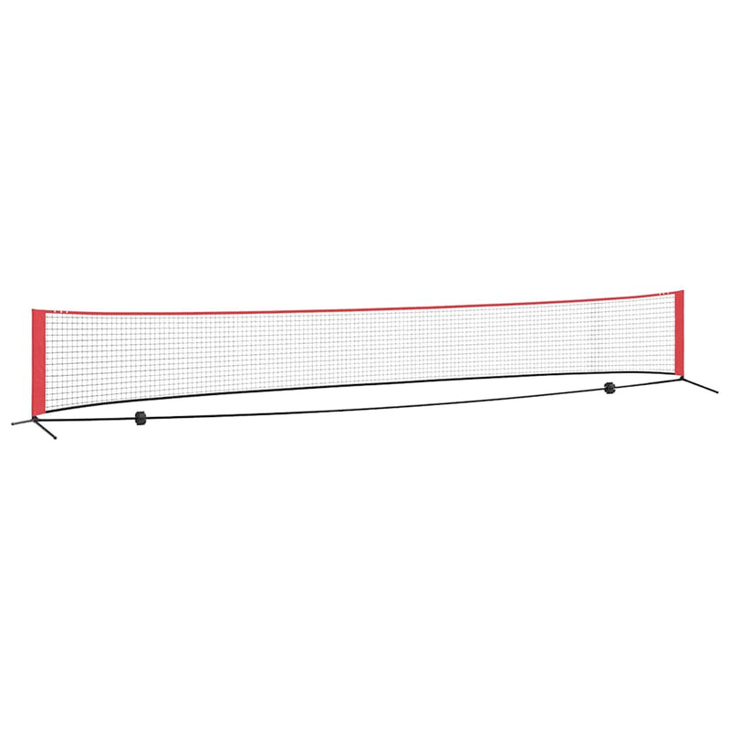 ギャラリービューアに画像をロードする, Vidaxl tennisnet zwart en rood 595 x 90,5 x 87 cm polyester
