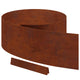 Vidaxl tuinrand 4 pcs roestig 450 x 0.05 x 15 cm cortenstaal