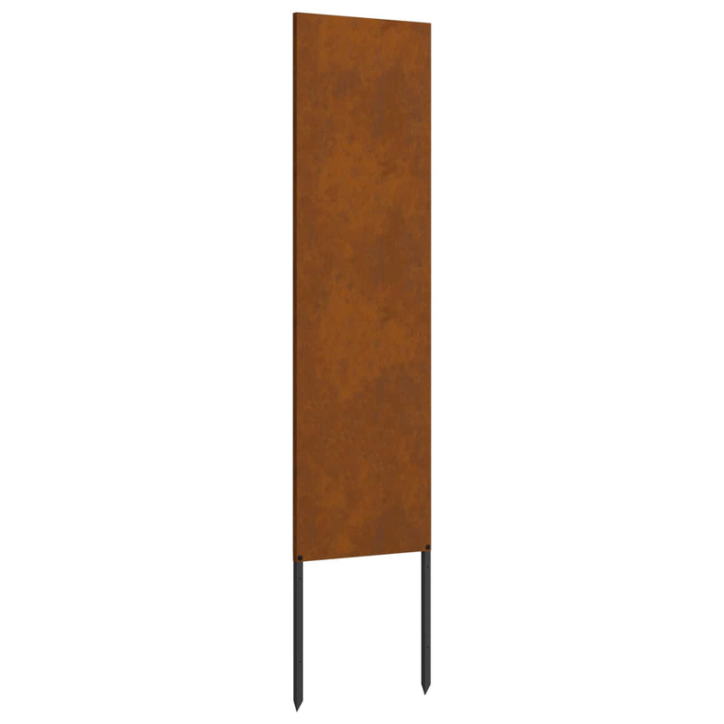 Afbeelding laden in galerijviewer, Vidaxl tuin privacy screen fretwerk roestig 32 x 140 cm cortenstaal
