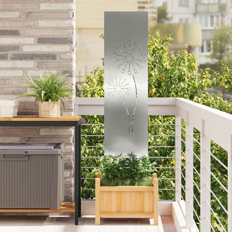 Chargez l'image dans la visionneuse de la galerie, Vidaxl tuin privacy screen zilver 32 x 140 cm gegalvaniseerd staal
