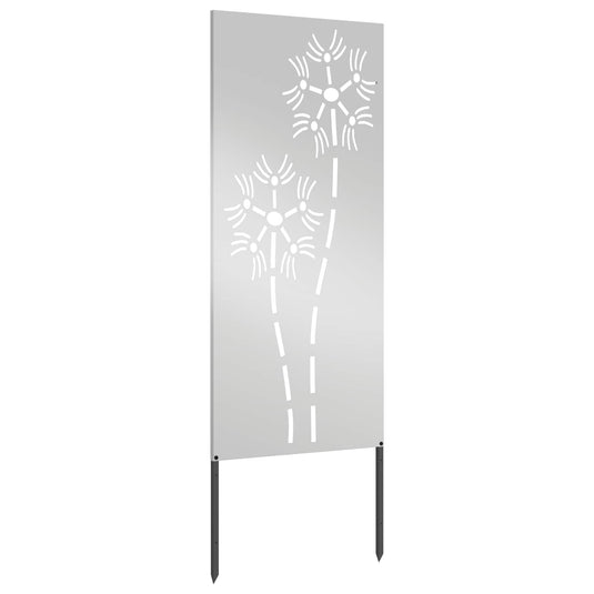 Vidaxl tuin privacy screen zilver 50 x 140 cm gegalvaniseerd staal