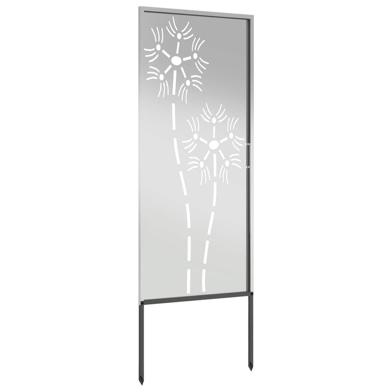 Chargez l'image dans la visionneuse de la galerie, Vidaxl tuin privacy screen zilver 50 x 140 cm gegalvaniseerd staal
