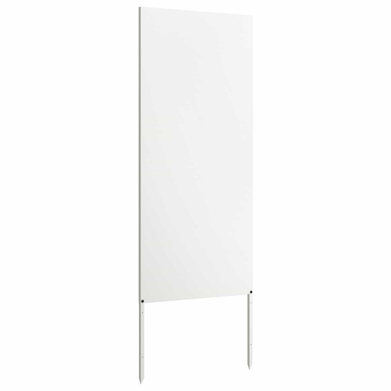 Chargez l'image dans la visionneuse de la galerie, Vidaxl tuin privacy screen fretwerk wit 50 x 140 cm koudgewalst staal
