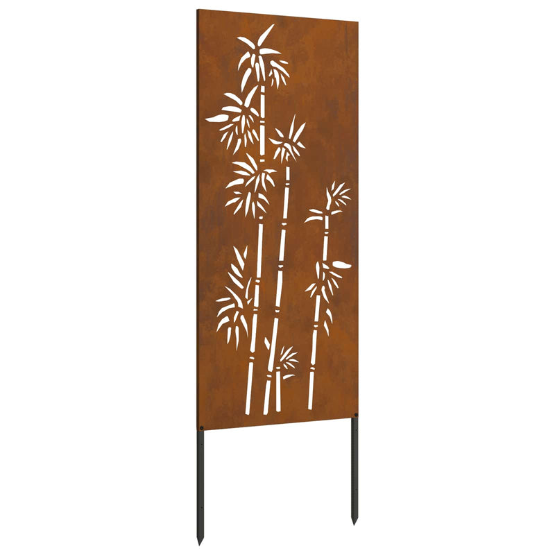 ギャラリービューアに画像をロードする, Vidaxl tuin privacy screen bloemen roestig 50 x 140 cm cortenstaal
