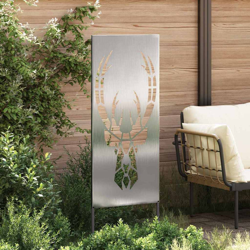 ギャラリービューアに画像をロードする, Vidaxl tuin privacy screen zilver 50 x 140 cm roestvrij staal
