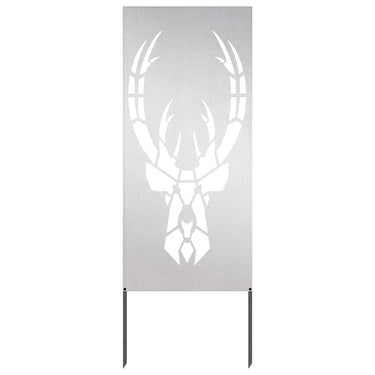 Vidaxl tuin privacy screen zilver 50 x 140 cm roestvrij staal