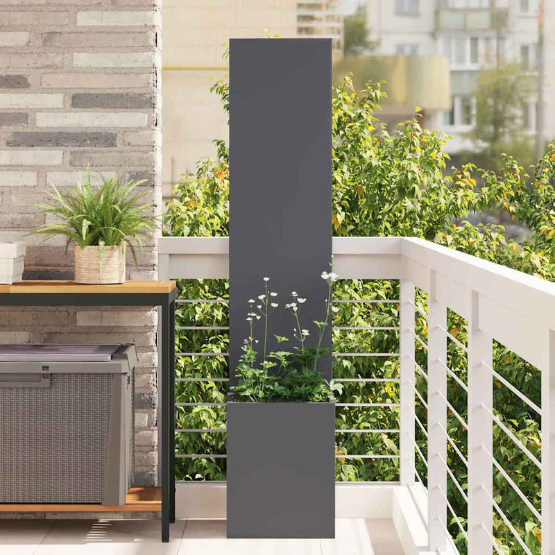 Afbeelding laden in galerijviewer, Vidaxl tuin privacy screen fretwerk antraciet 32 x 32 x 150 cm
