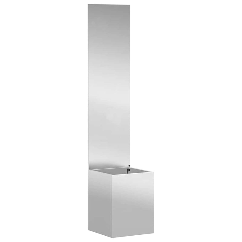 Afbeelding laden in galerijviewer, Vidaxl tuin privacy screen zilver 32 x 140 cm gegalvaniseerd staal

