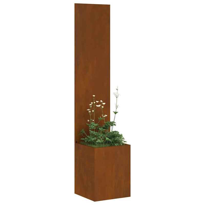 Afbeelding laden in galerijviewer, Vidaxl tuin privacy screen roestig 50 x 32 x 150 cm cortenstaal
