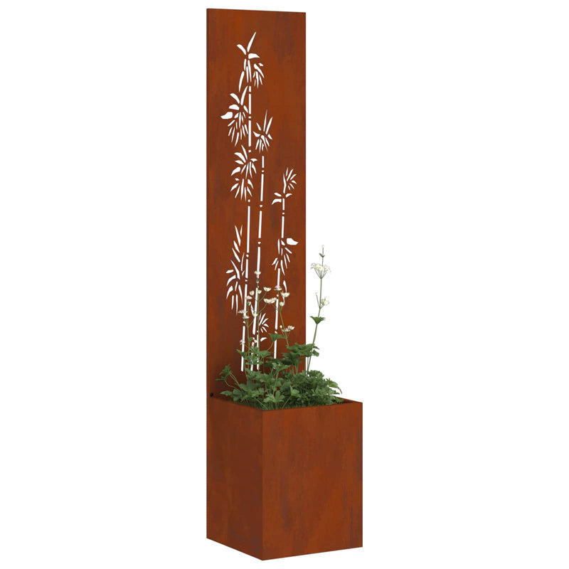 ギャラリービューアに画像をロードする, Vidaxl tuin privacy screen roestig 32 x 32 x 150 cm cortenstaal
