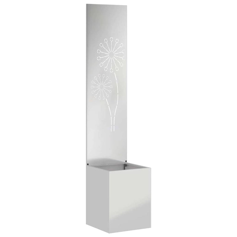 Afbeelding laden in galerijviewer, Vidaxl tuin privacy screen zilver 32 x 140 cm gegalvaniseerd staal
