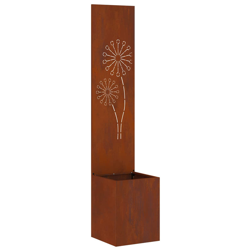 Afbeelding laden in galerijviewer, Vidaxl tuin privacy screen roestig 32 x 32 x 150 cm cortenstaal
