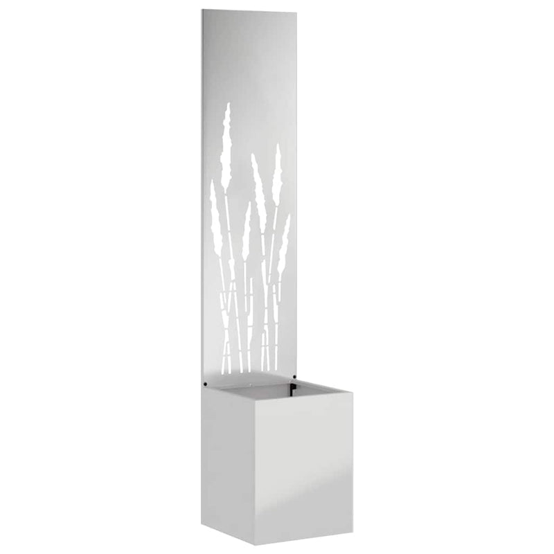Afbeelding laden in galerijviewer, Vidaxl tuin privacy screen zilver 32 x 140 cm gegalvaniseerd staal
