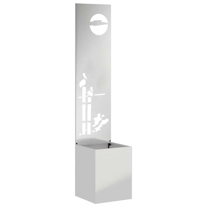 ギャラリービューアに画像をロードする, Vidaxl tuin privacy screen zilver 32 x 140 cm gegalvaniseerd staal
