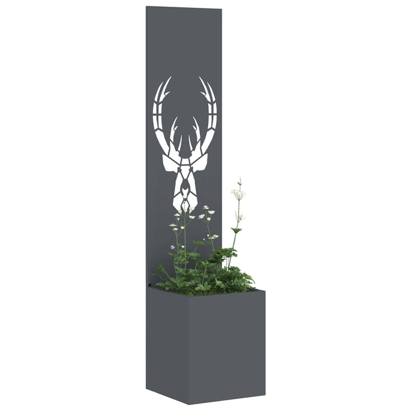 Chargez l'image dans la visionneuse de la galerie, Vidaxl tuin privacy screen dierenprint antraciet 32 x 32 x 150 cm
