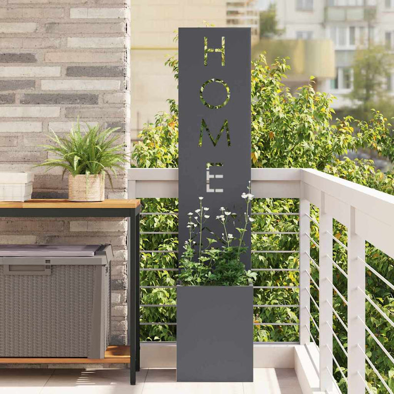Chargez l'image dans la visionneuse de la galerie, Vidaxl tuin privacy screen fretwerk antraciet 32 x 32 x 150 cm
