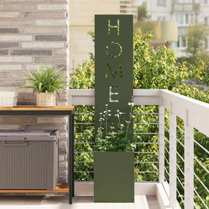 Vidaxl tuin privacy screen fretwerk olijfgroen 32 x 32 x 150 cm