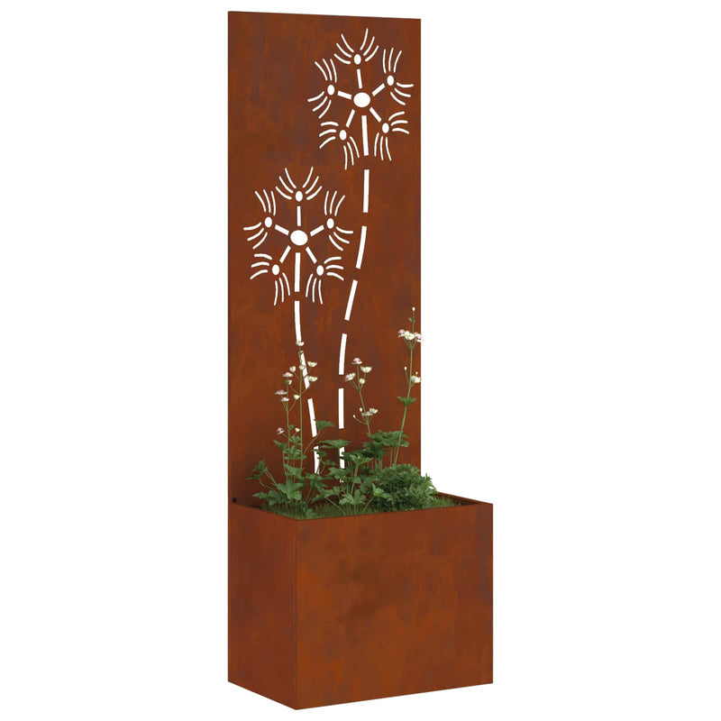 Afbeelding laden in galerijviewer, Vidaxl tuin privacy screen roestig 50 x 32 x 150 cm cortenstaal
