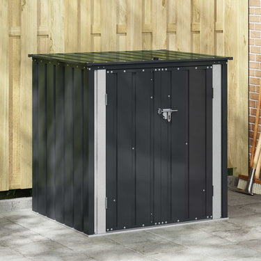Vidaxl tuinopslagdoos zwart 101,5 x 82 x 100 cm staal