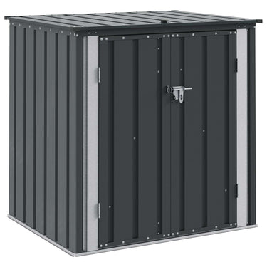 Vidaxl tuinopslagdoos zwart 101,5 x 82 x 100 cm staal