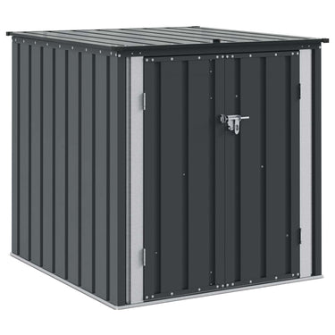 Vidaxl tuinopslagdoos zwart 101,5 x 107 x 100 cm staal