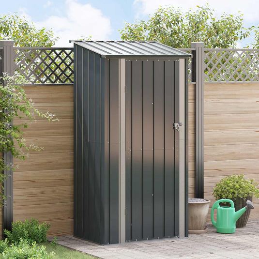Vidaxl tuinhuisjes antraciet 103 x 74 x 200 cm metaal