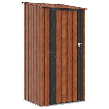 Vidaxl tuinhuisjes bruin 103 x 86 x 200 cm metaal