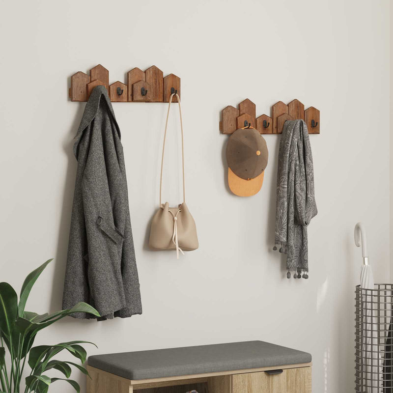 Afbeelding laden in galerijviewer, Vidaxl hanger bruin 48 x 8 x 15 cm massief mahoniehout
