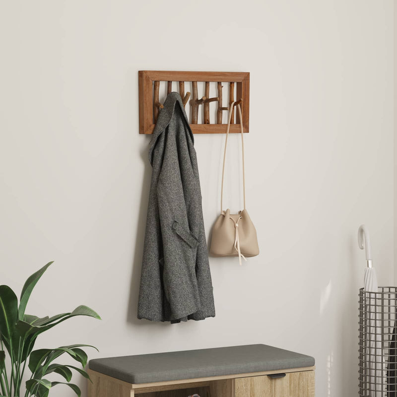 ギャラリービューアに画像をロードする, Vidaxl hanger bruin 50 x 11 x 25 cm massief mahoniehout
